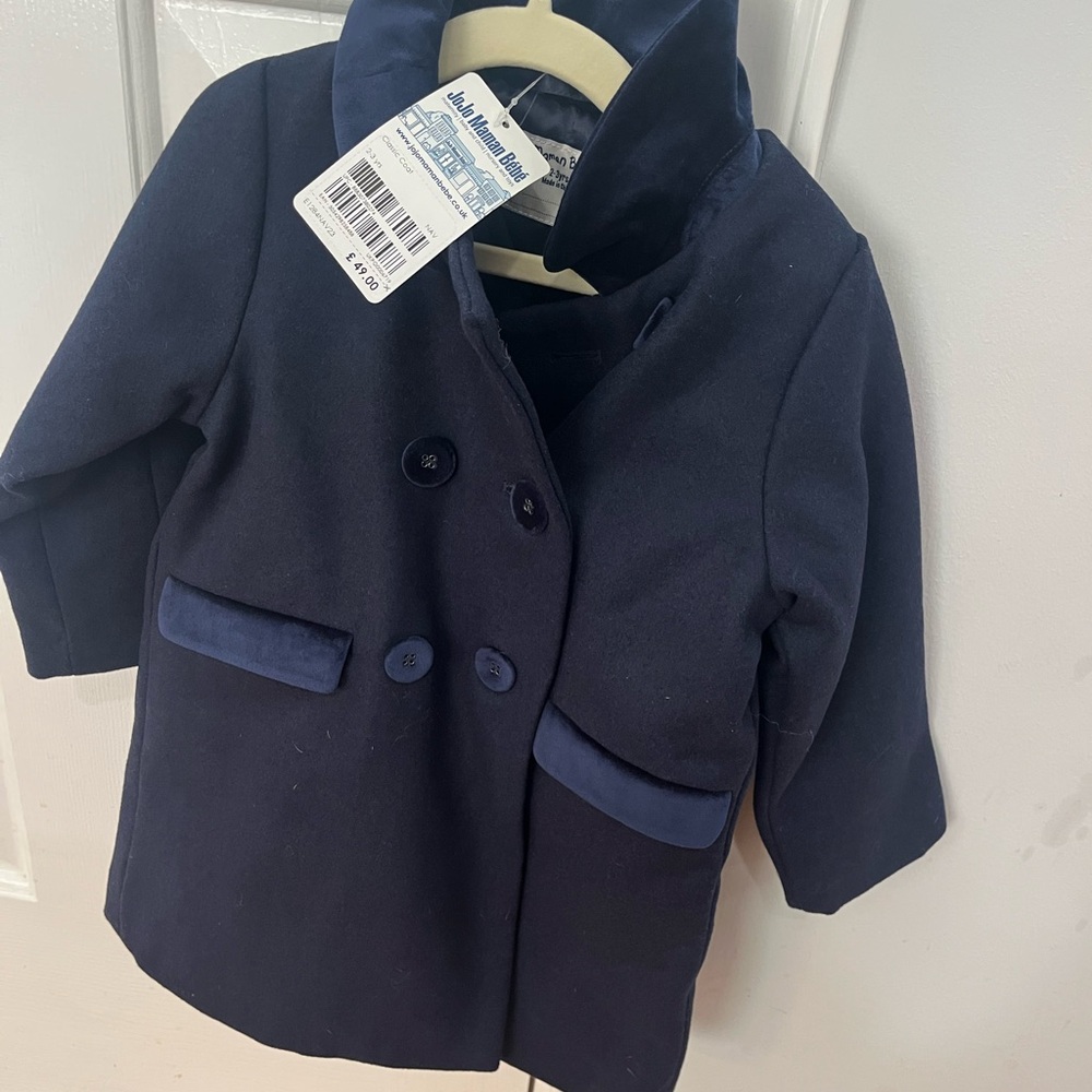 Navy Blue Kids Coat